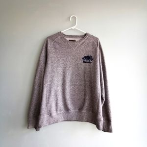 Limited Edition Roots Navy Blue Logo Crewneck